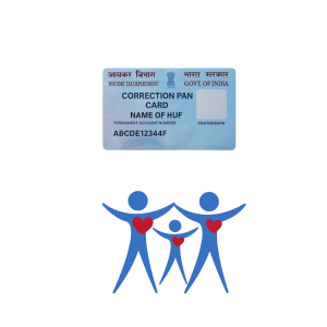 HUF PAN CARD CORRECTION